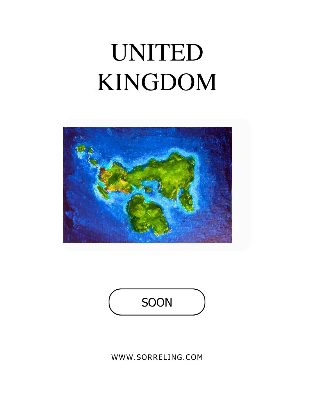United Kingdom Topography Clay Map